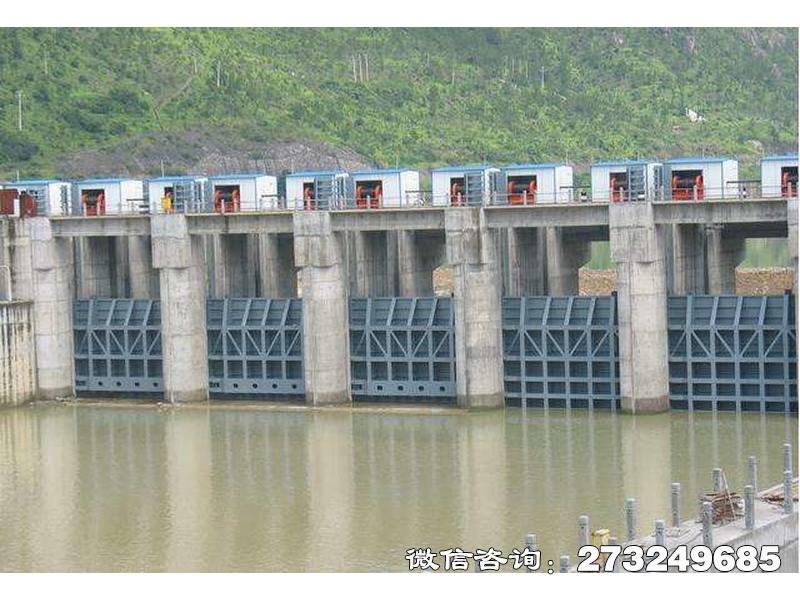 峡江县拦水大坝闸门